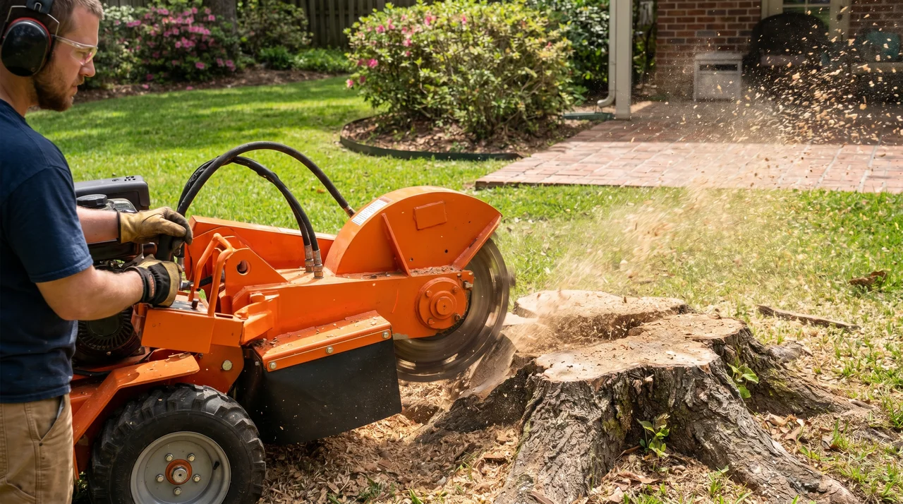Stump grinding in Denham Springs Louisiana