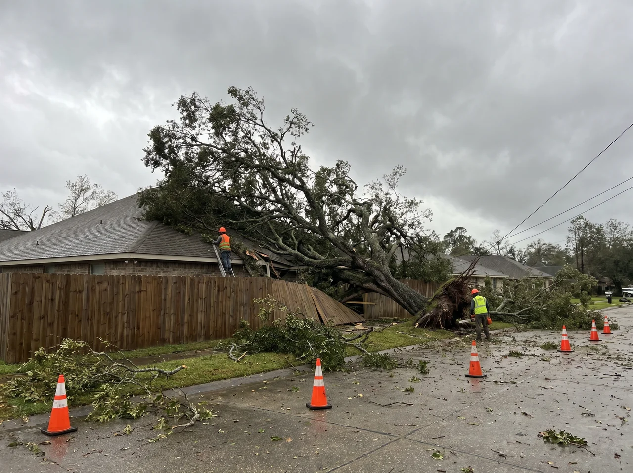 Storm Damage Cleanup in Baton Rouge, Louisiana